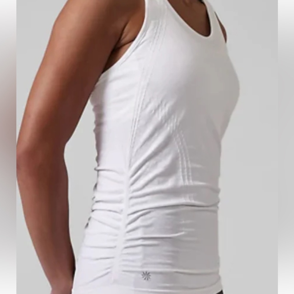 Athleta Speedlight White Racerback Tank - Picture 6 of 7